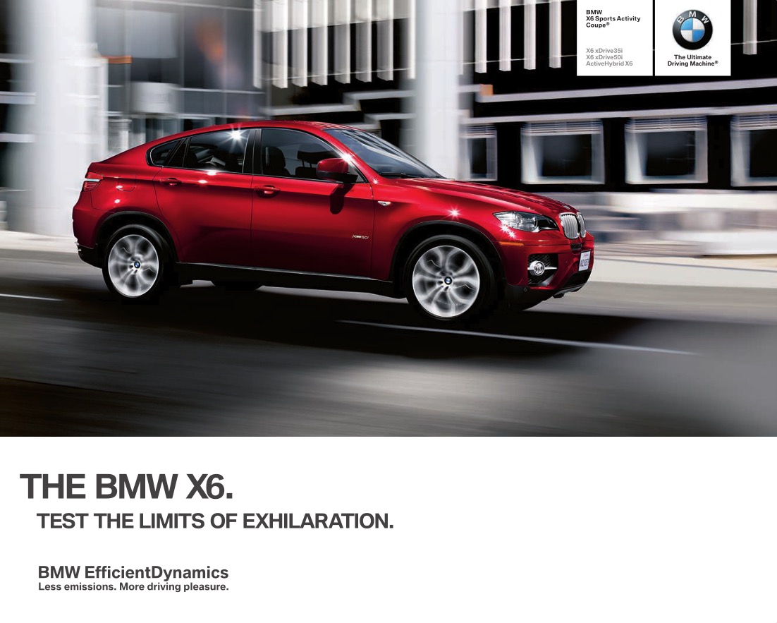 2012 BMW X6 Brochure